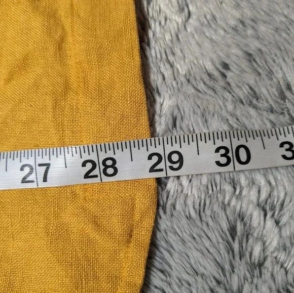 NEW Back Beat Co. Yellow Dylan Robe Jacket Pockets XS Small Hemp Linen - Picture 6 of 9